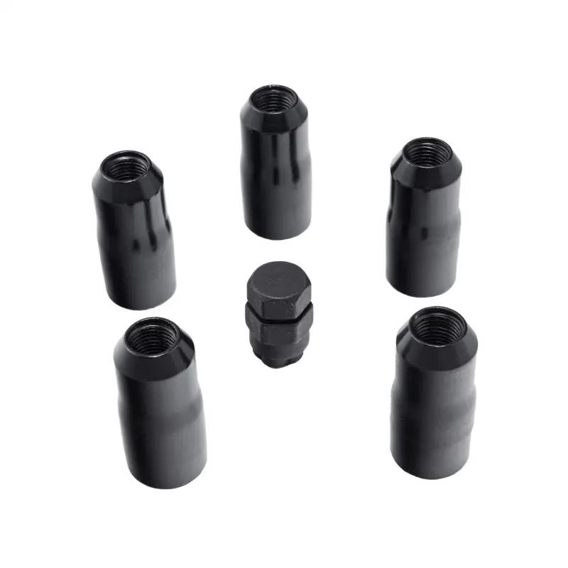 Rugged Ridge 18 20 Jeep Wrangler JL JLU Black M14 1.5 Wheel Lock Nut Set w Key
