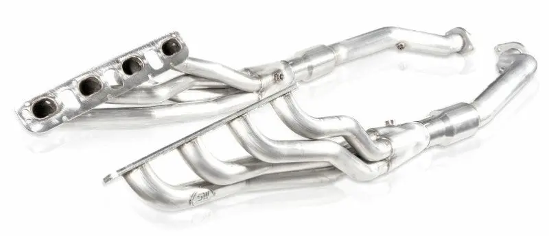 Stainless Works 18 19 Dodge Durango 6.4L 1 7 8in Primaries Headers w High Flow Cats
