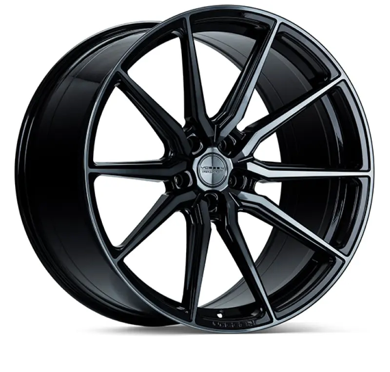 Vossen HF 3 20x10 5x120 ET45 Deep Face 72.56 Double Tinted Gloss Black Wheel