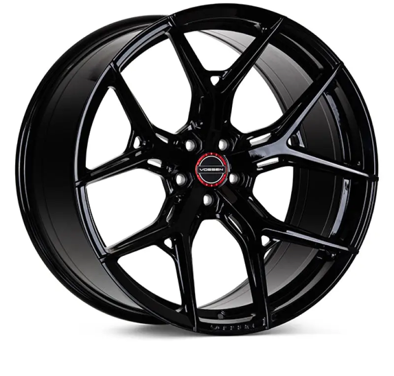Vossen HF 5 20x9 5x120 ET35 Flat Face 72.56 Gloss Black Wheel
