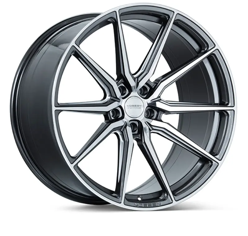 Vossen HF 3 24x10 5x150 ET32 Deep Face 110.1 Gloss Graphite Polished Wheel