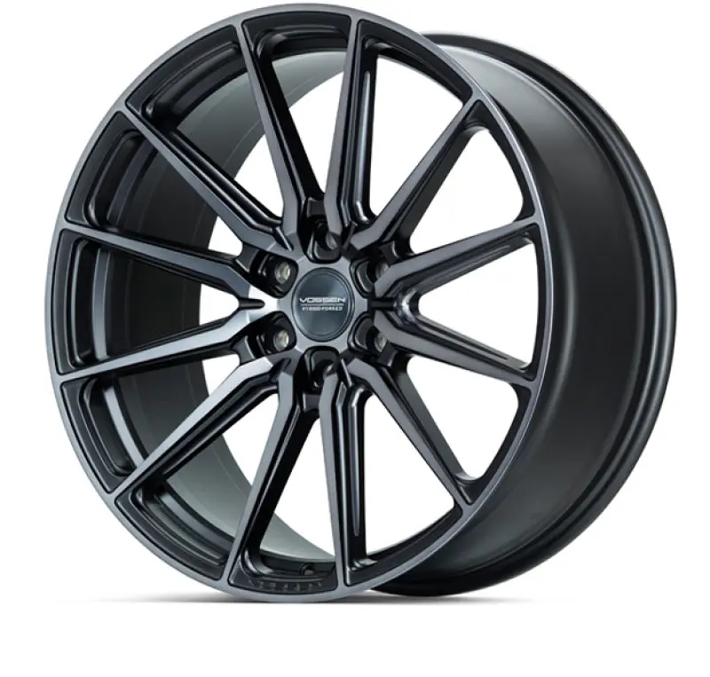 Vossen HF6 1 24x10 6x135 ET25 Deep Face 87.1 Tinted Matte Gunmetal Wheel
