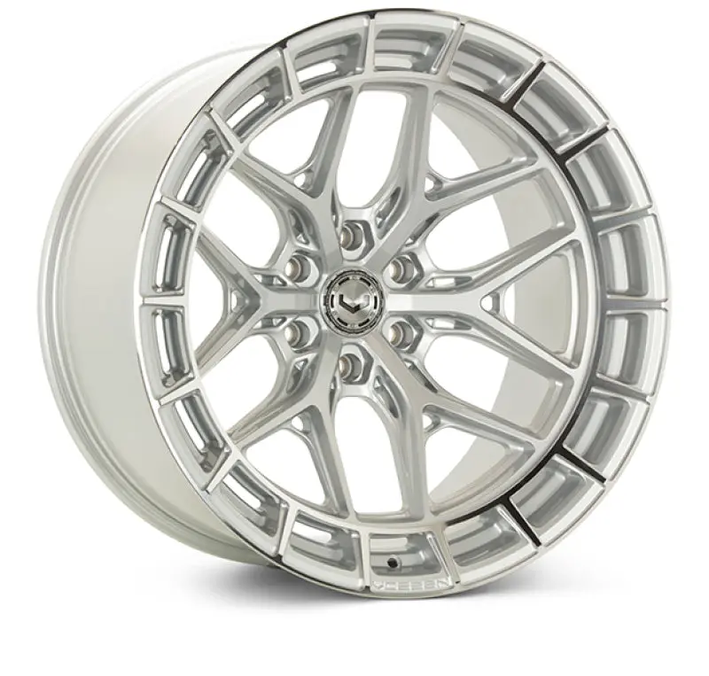 Vossen HFX 1 22x9.5 6x135 BP ET20 87.1 CB Deep Silver Polished Wheel