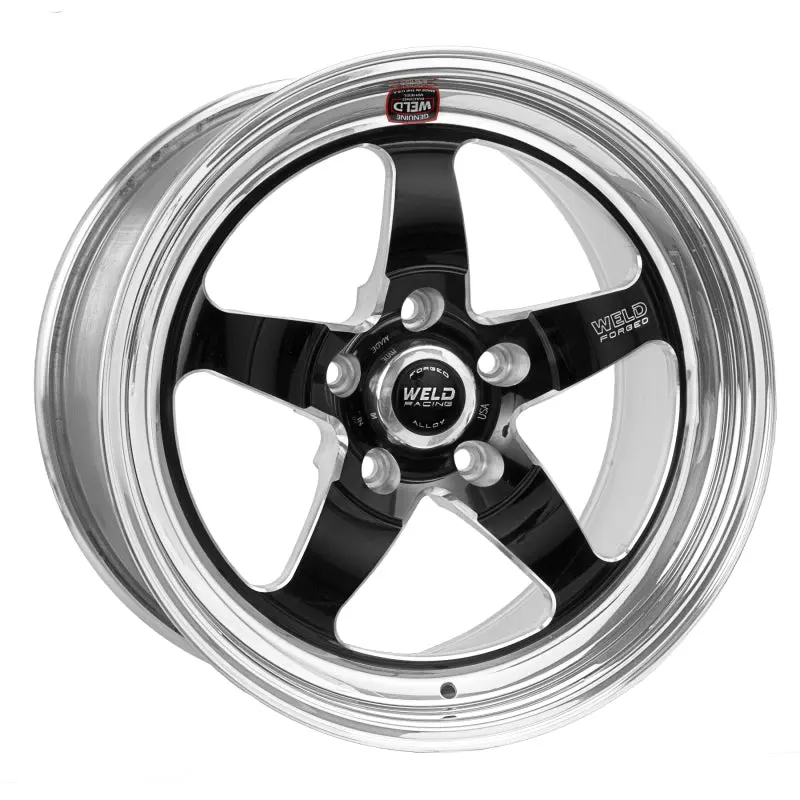 Weld S71 18x5 5x4.5 BP 2.1in. BS Black Wheel (High Pad) Non Beadlock