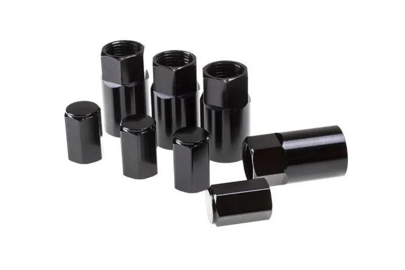 Wheel Mate Aluminum TPMS Valve Stem Cover Black Anodize