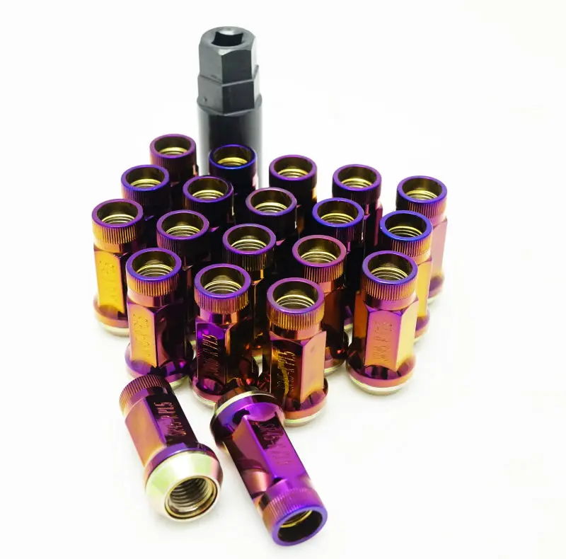Wheel Mate Muteki SR45R Lug Nut Kit 12x1.25 Burned Titan