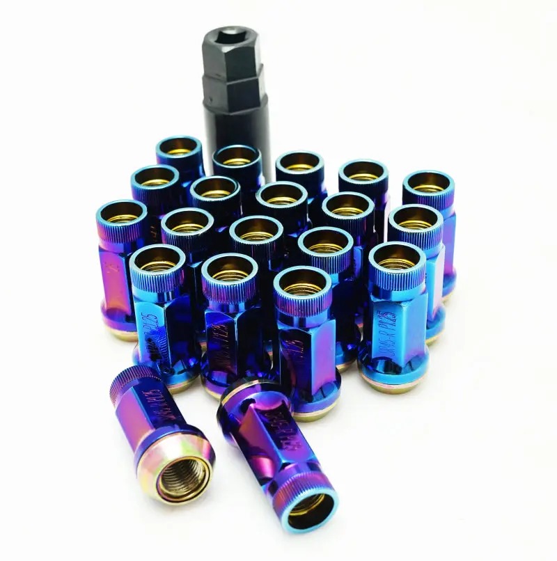 Wheel Mate Muteki SR45R Lug Nut Kit 12x1.5 Burned Blue