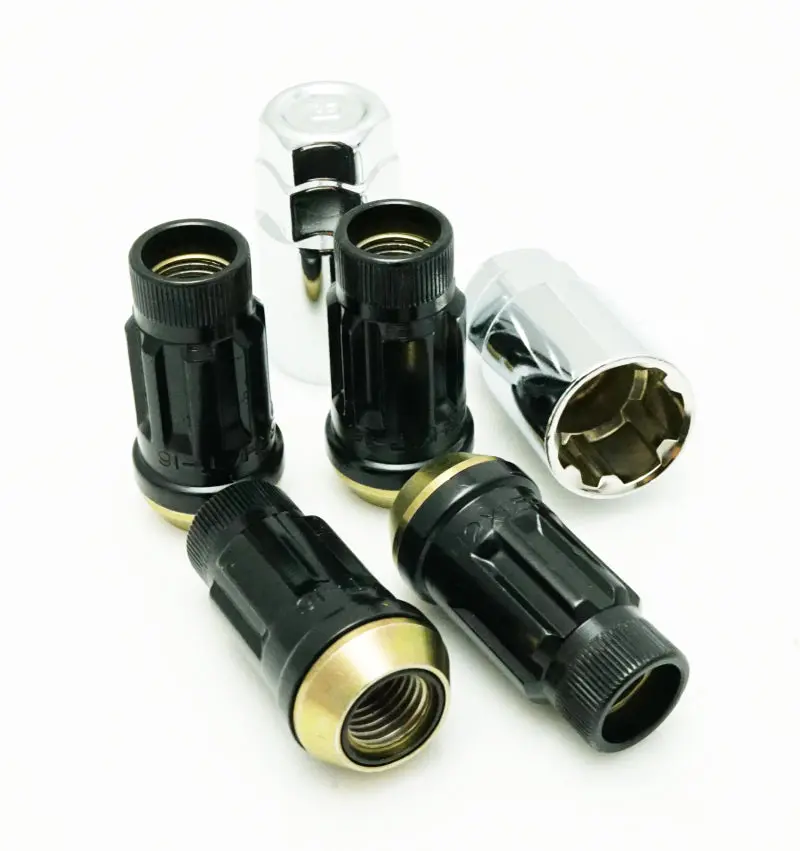 Wheel Mate Muteki SR45R Lug Nut Kit Lock Set 12x1.5 45mm Black