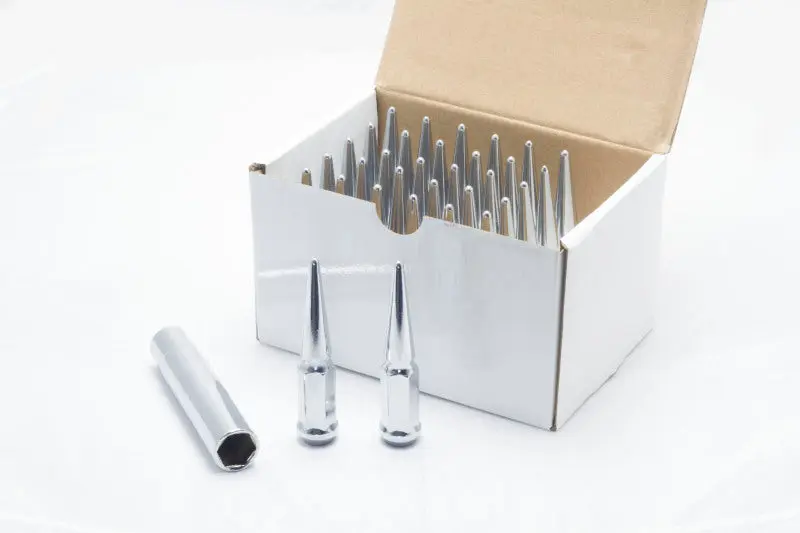 Wheel Mate Spiked Lug Nuts Set 32 Chrome 14x1.50