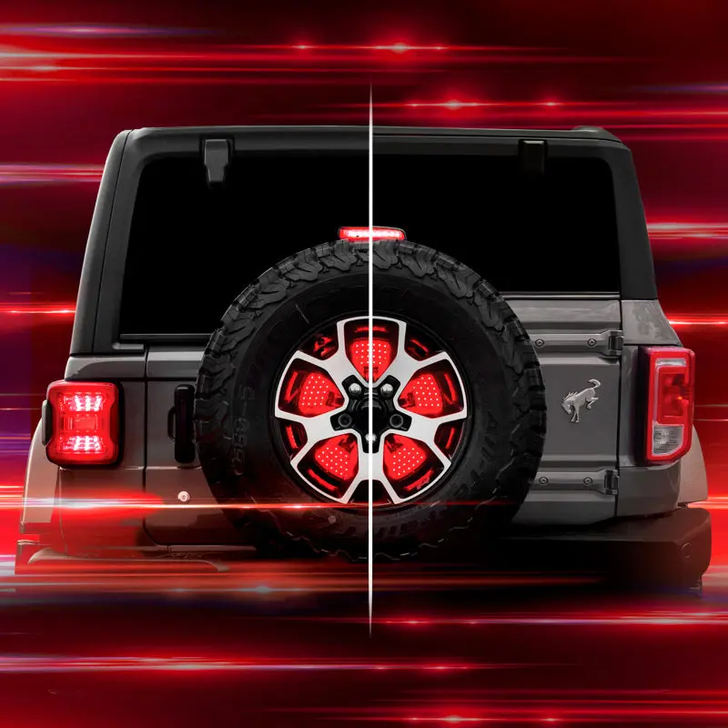 XK Glow Bronco 5th Wheel Light w Brake, Running, Reverse and Turn Signal Lights XKGLOW