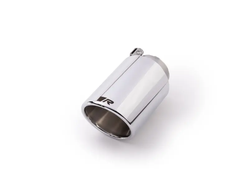 Remus Stainless Steel 102mm Angled Rolled Edge Chrome Adjustable Clamp Tail Pipe Single