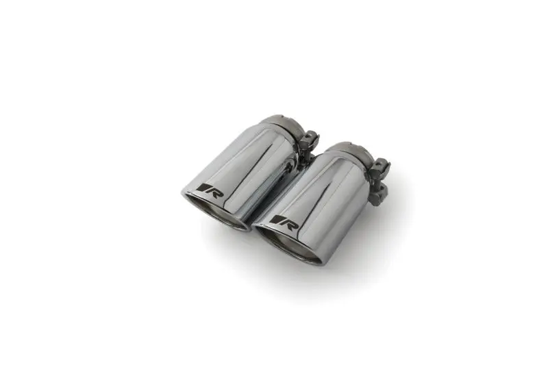Remus Stainless Steel 84mm Angled Rolled Edge Chrome Tail Pipe Set Pair