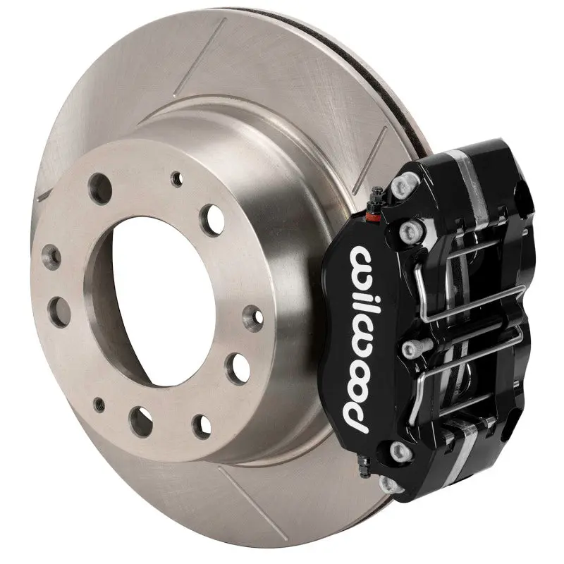 Wilwood 69-83 Porsche 911 Rear Dynapro Brake Kit 3in MT Slotted Black
