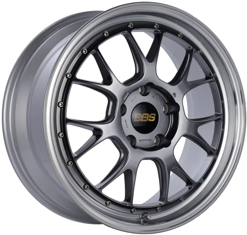 BBS LM-R 19x8.5 5x130 ET55 Diamond Black Wheel Diamond Cut Lip 71.6CB