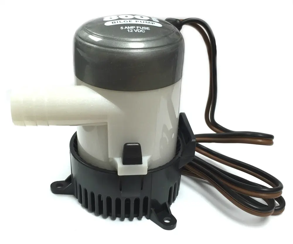 United States Hardware M-019B Bilge Pump 3/4 x 4.1 Inch 800 GPH Marine Water Pump