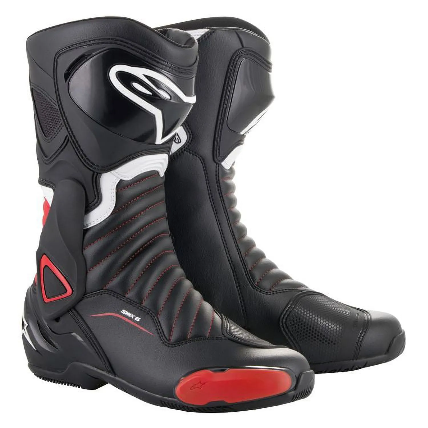 Alpinestars SMX-6 v2 Boots - Black/Red - EU 50 - MGW-7440
