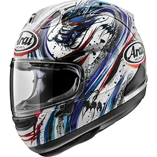 Arai Corsair-X Kiyonari Full Face Motorcycle Helmet Triko Frost X-Small Arai Helmet