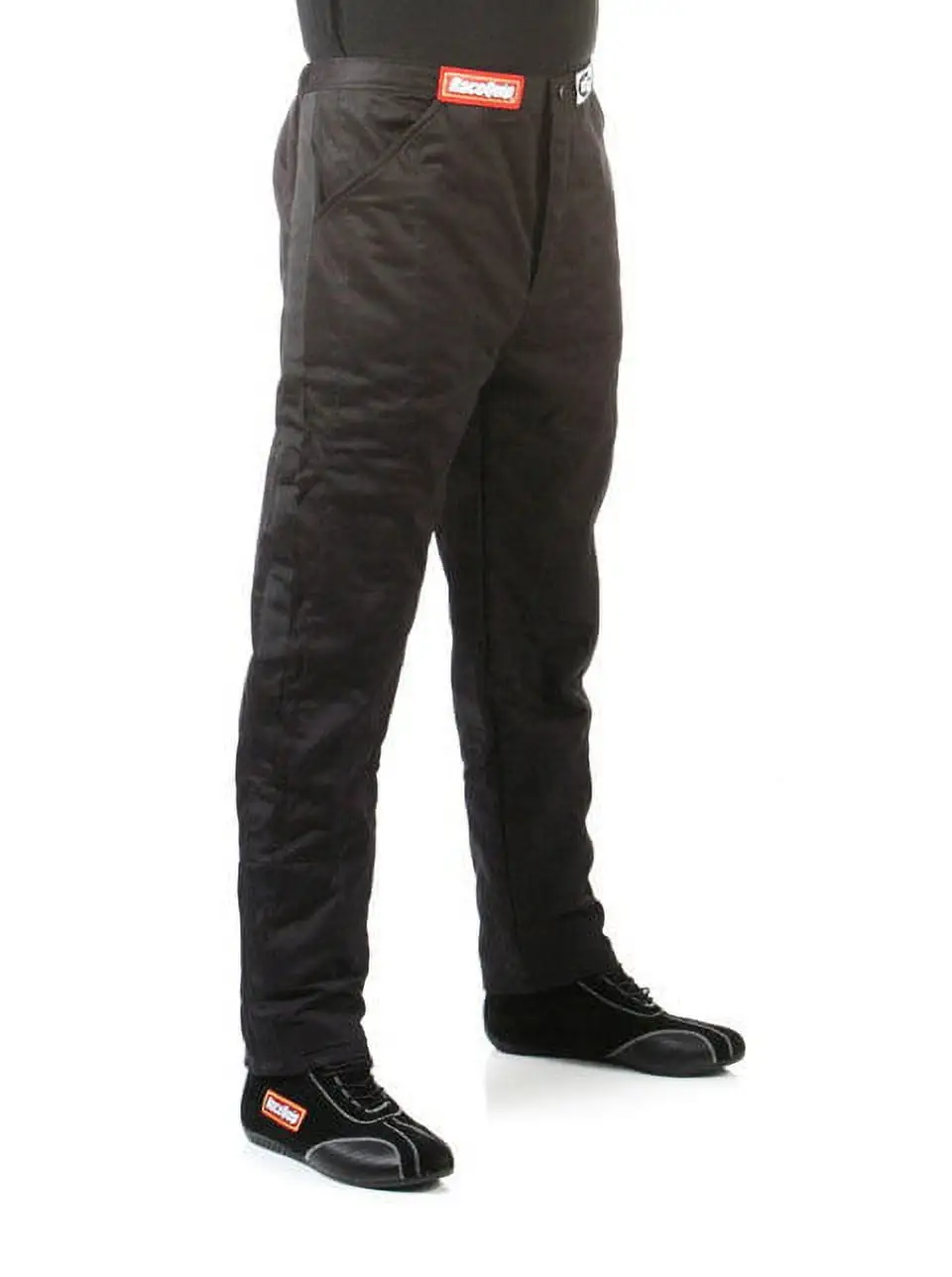 RaceQuip? 122004RQP 120 Series Driving Pants SFI 3.2A/5 Black/White Medium-Tall