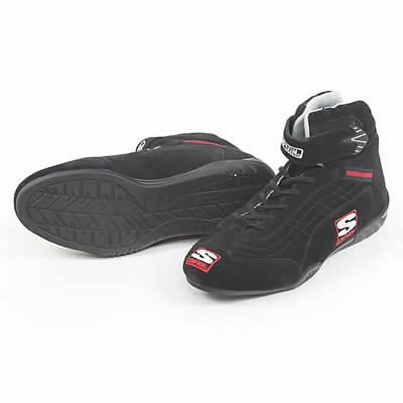 Simpson Safety AD130BK High-Top Adrenaline Driving Racing Shoes Black Size 13 4 Brand