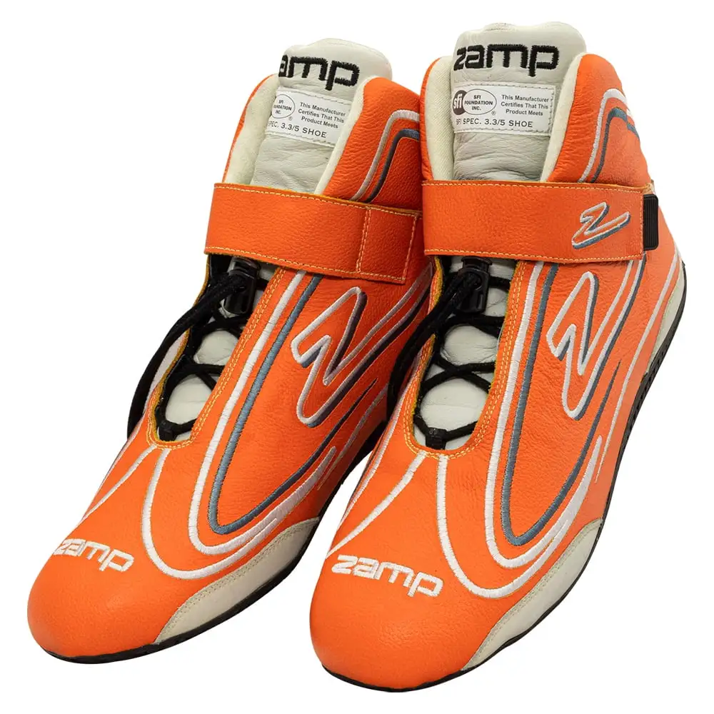 Shoe ZR-50 Neon Orange Size 11 SFI 3.3/5 - MGW-3448 Zamp Racing