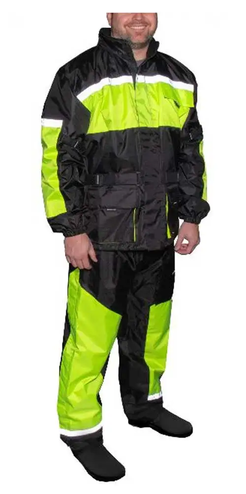 Fulmer 452 Legacy Mens Rain Suit Black/Hi-Vis XL - MGW-11141