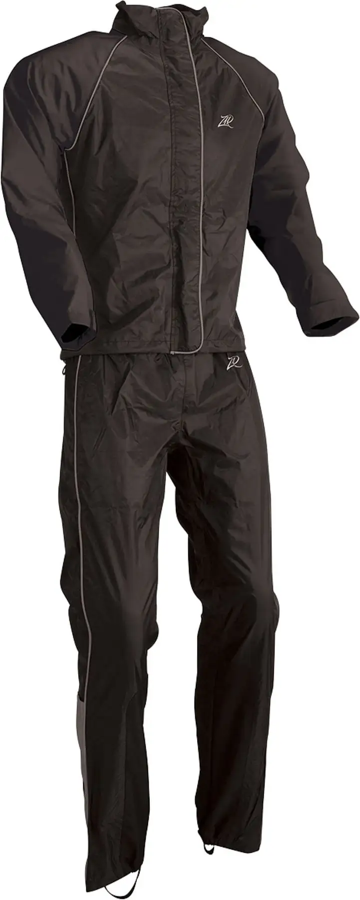 Z1R Womens 2-Piece Rainsuit Black SM - MGW-27569 L