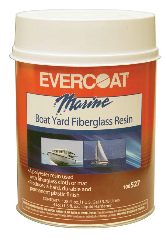 Evercoat Boat Yard Fiberglass Resin 1 gal - Marine Repair Kit