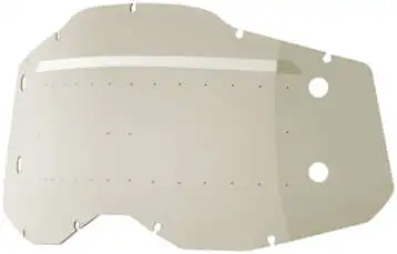 100% Replacement Sheet Lens RC2/AC2/ST2 Forecast Goggles - Smoke Lens