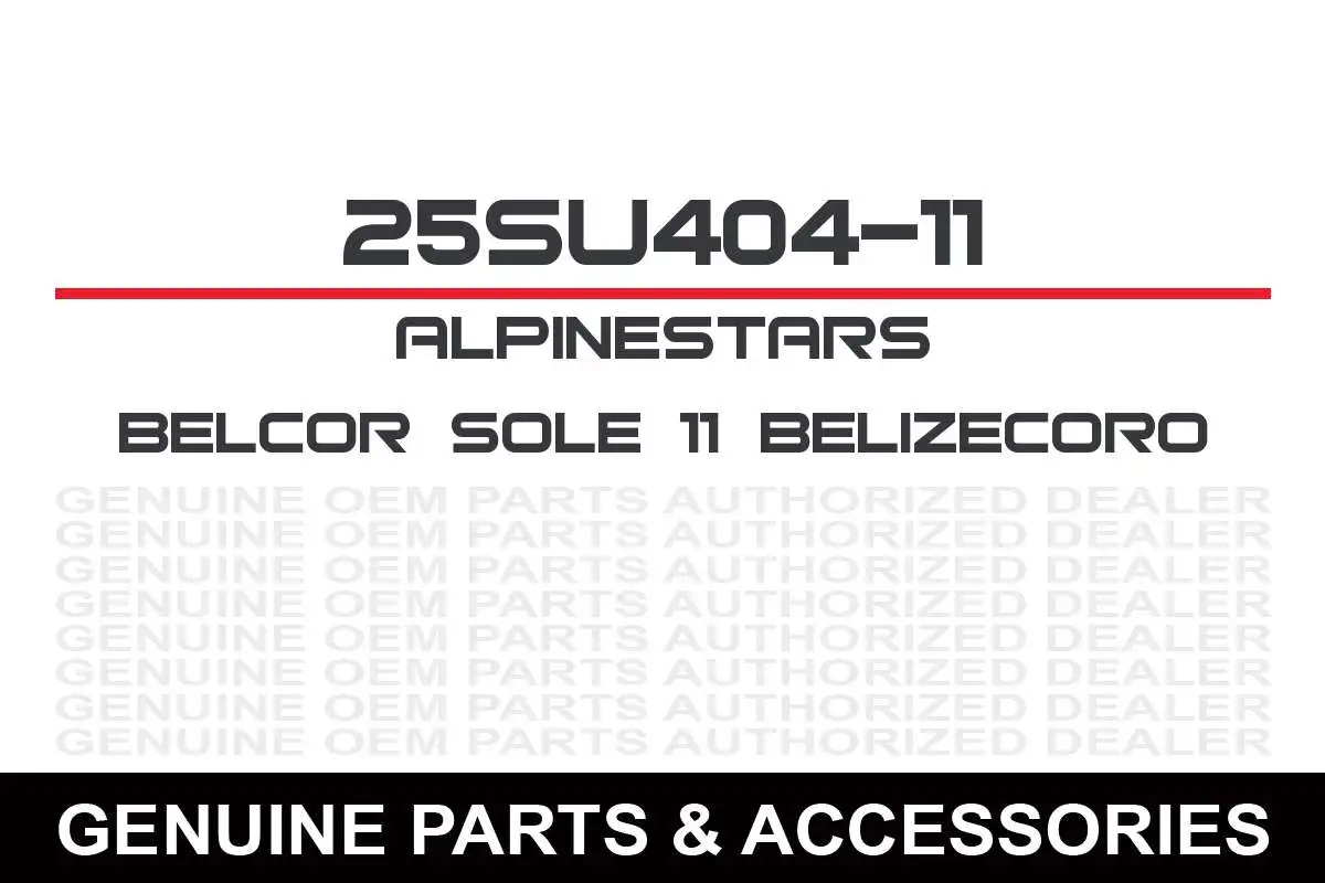 Alpinestars Belize/Corozal Boot Replacement Soles Black 11 USA