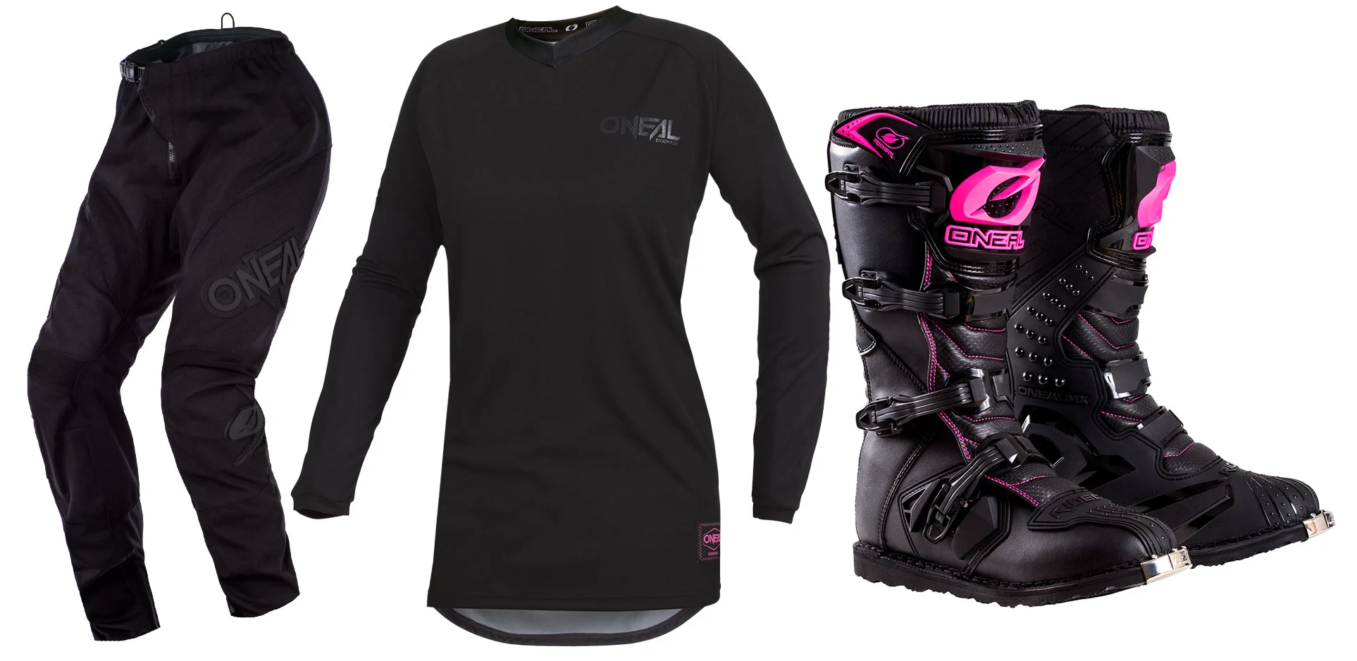 Oneal Womens Element Classic Jersey Pant Boots Combo - MGW-14881 Jrsy O'neal