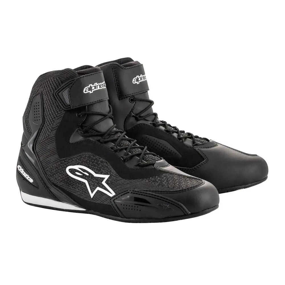 Alpinestars Faster-3 Rideknit Riding Shoes-Black-13 - MGW-8740
