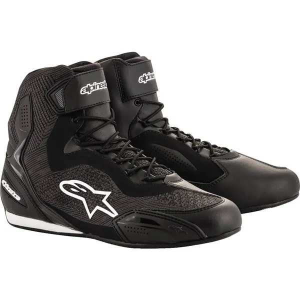 Alpinestars Faster-3 Rideknit Riding Shoes-Black-9.5 - MGW-8737
