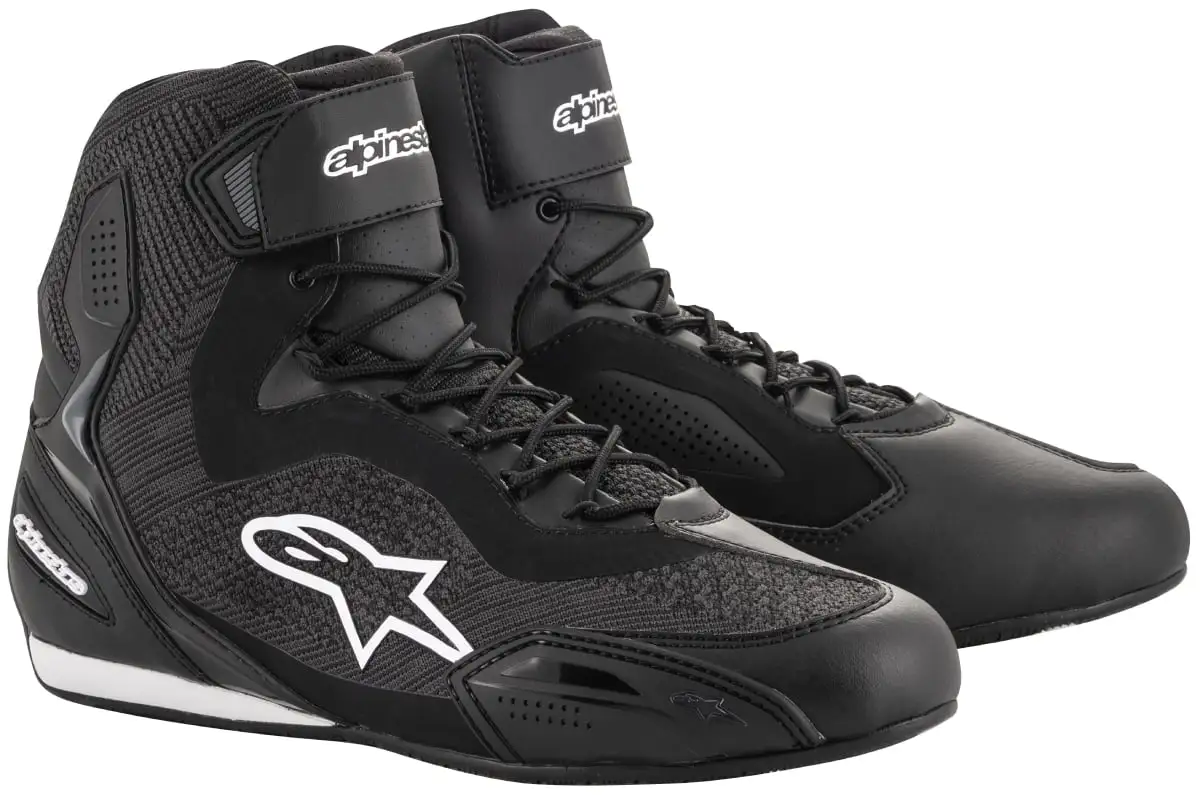 Alpinestars Men's Faster-3 Rideknit Black Riding Shoes 9 - MGW-28931 Black