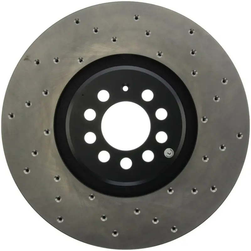 StopTech Drilled Left Front Rotor 04-06 Audi TT Quattro & 04 VW Golf R32 AWD