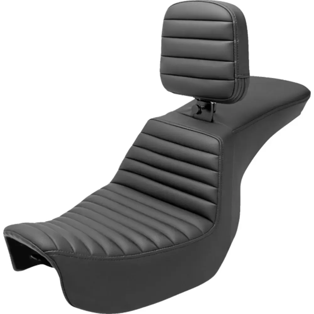 Saddlemen 2006-2017 Dyna Models Tour Step-Up Seat Rider Backrest Tuck & Roll Motorcycle Accessories Black