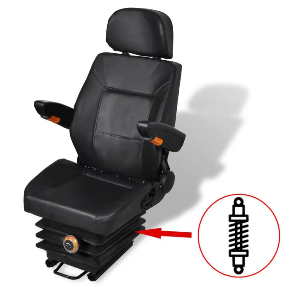 Tractor Seat Suspension Heavy Duty Comfortable Seat Tractors