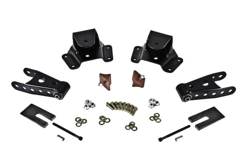 Belltech Shackle and Hanger Kit 75-91 GM C30 CrewCab Dually 4 Inch Lift