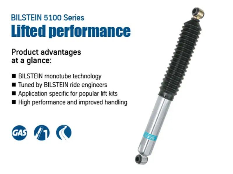 Bilstein 5100 Series Front 46mm Monotube Shock Absorber 17-19 Nissan Titan