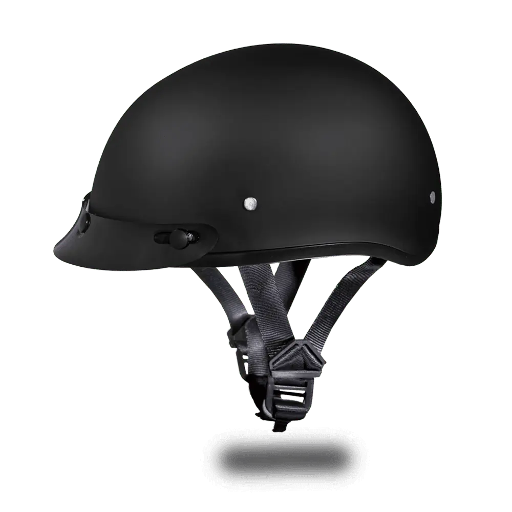 D.O.T. DAYTONA SKULL CAP- DULL BLACK - MGW-30920 S Daytona Helmets