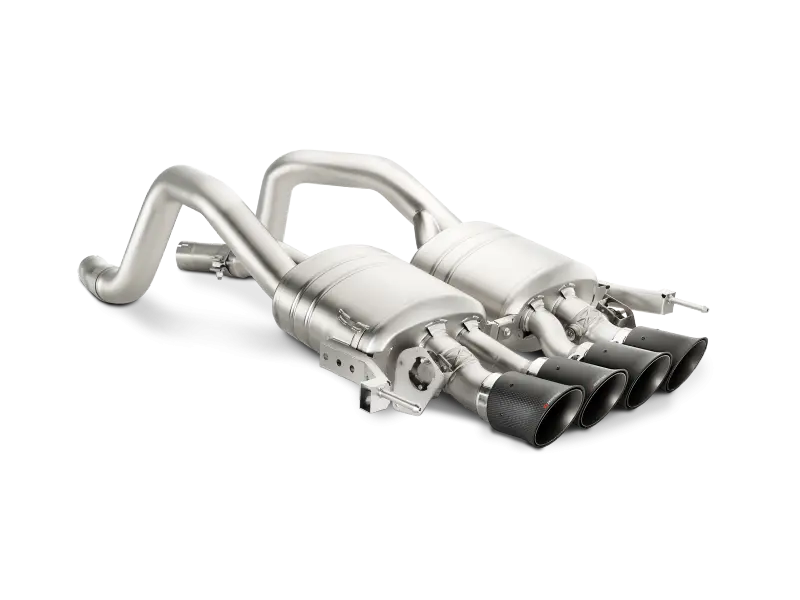 Akrapovic Slip-On Exhaust System 2014-2017 Chevrolet Corvette Z06 C7 Titanium Carbon Tips