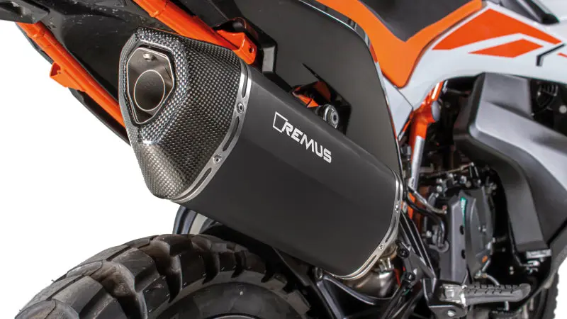 Remus Black Hawk Black Slip On 2019 KTM 790 Adventure R Mod