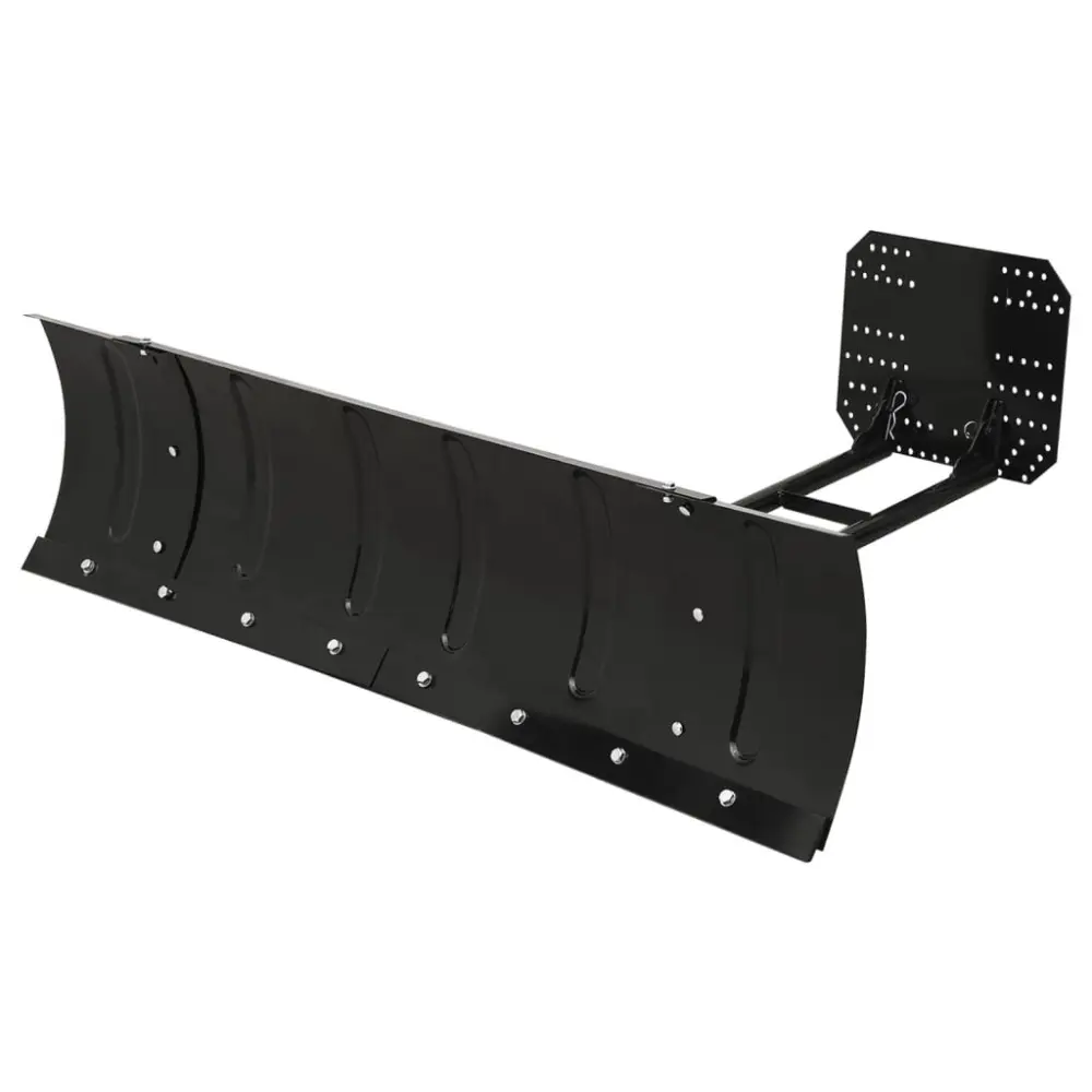 Snow Plough ATV 59.1x15 Inches Black Heavy Duty Winter Accessory