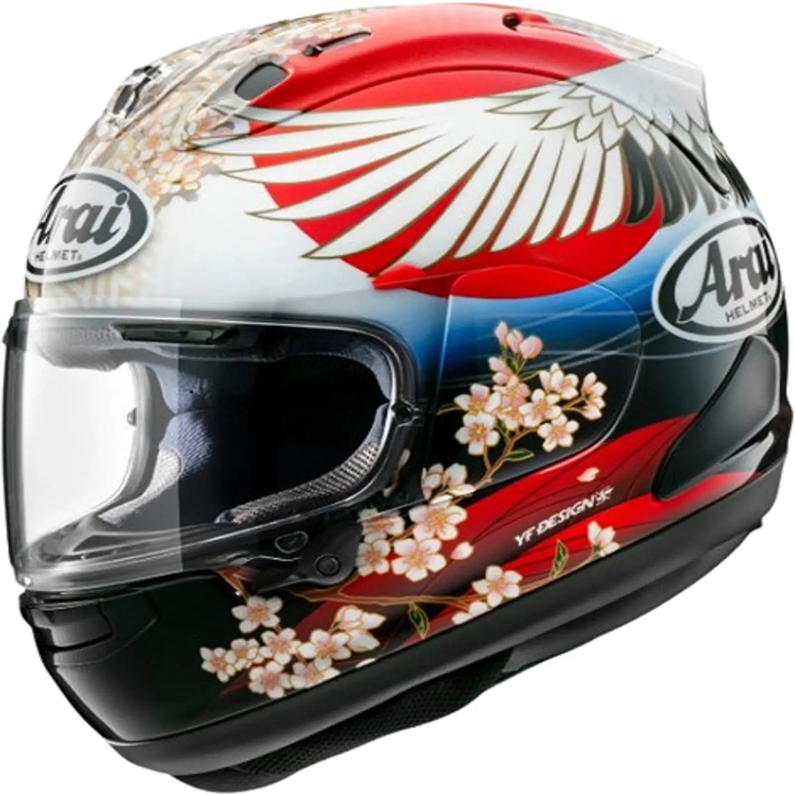 Arai Corsair-X Tsubasa Men's Street Motorcycle Helmet - Red / 2X-Large S Arai Helmet