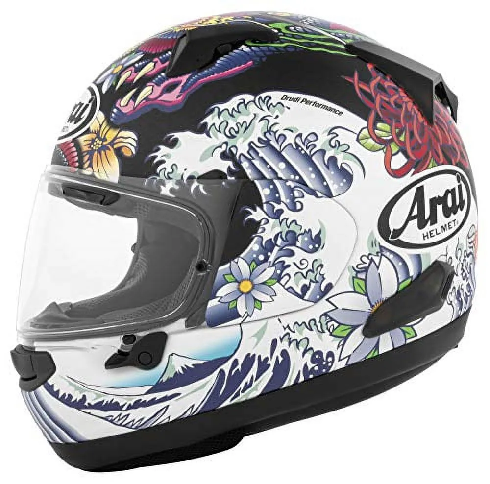 Arai Quantum-X Oriental Men's Street Motorcycle Helmet - Black / Large Arai Helmet