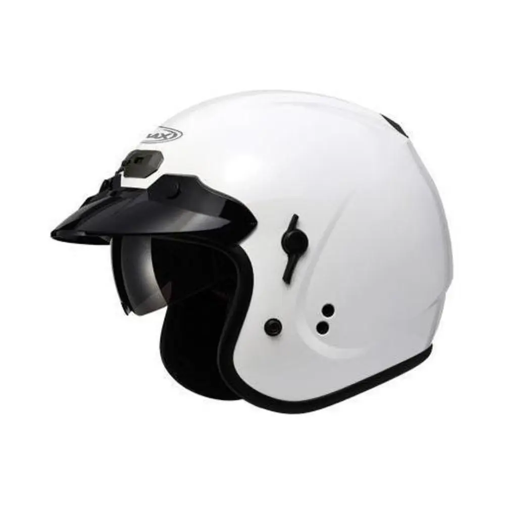 G-Max GM32S Solid Helmet (Medium. Pearl White) - MGW-30908 S