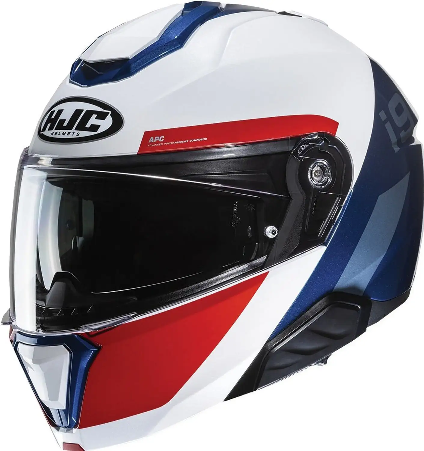 HJC I 91 Bina Mc-21 Street Motorcycle Helmet - MGW-31595 L HJC Helmets
