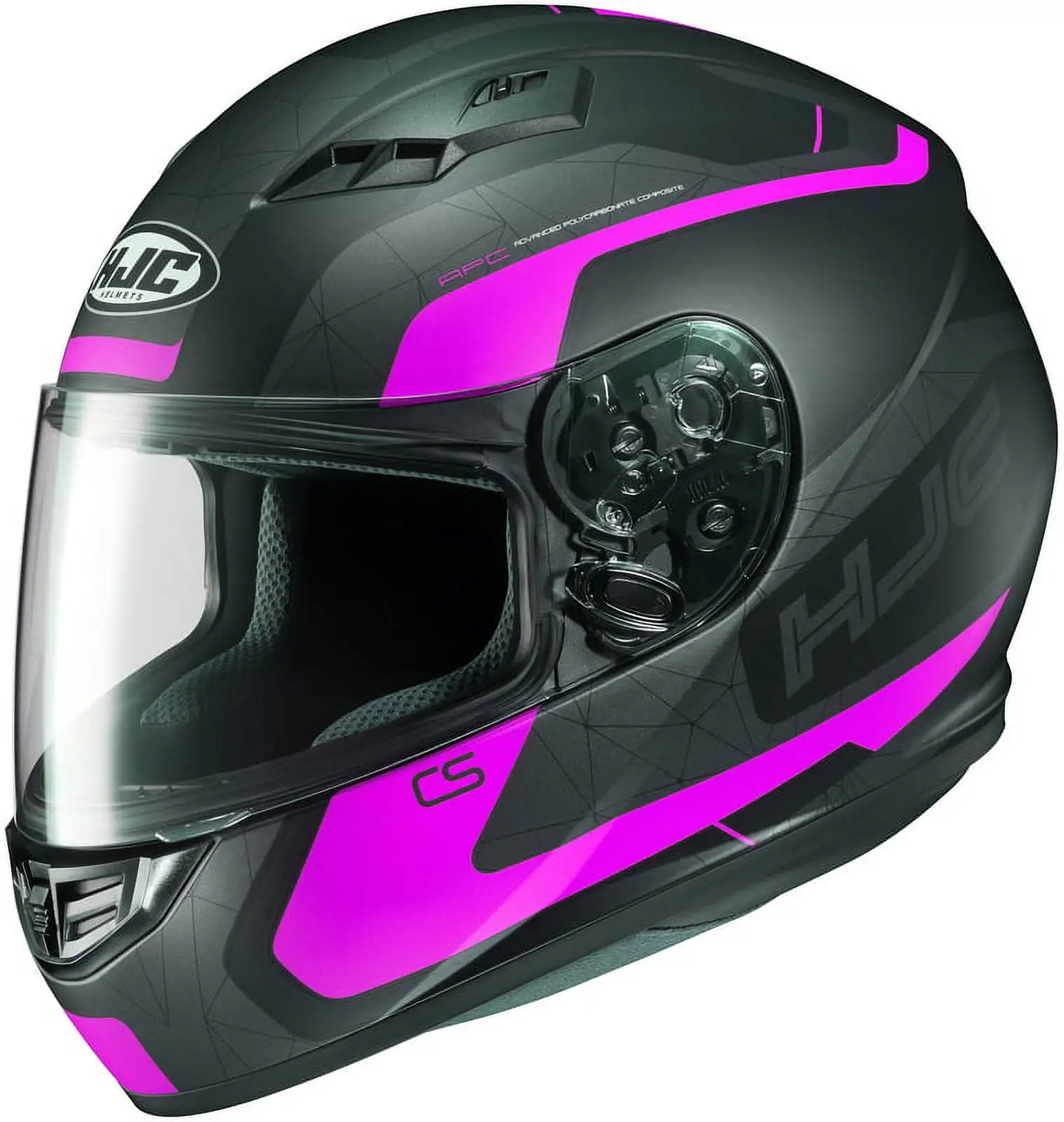 HJC CS-R3 Dosta Motorcycle Helmet Black/Pink LG - MGW-31988 Xs HJC Helmets
