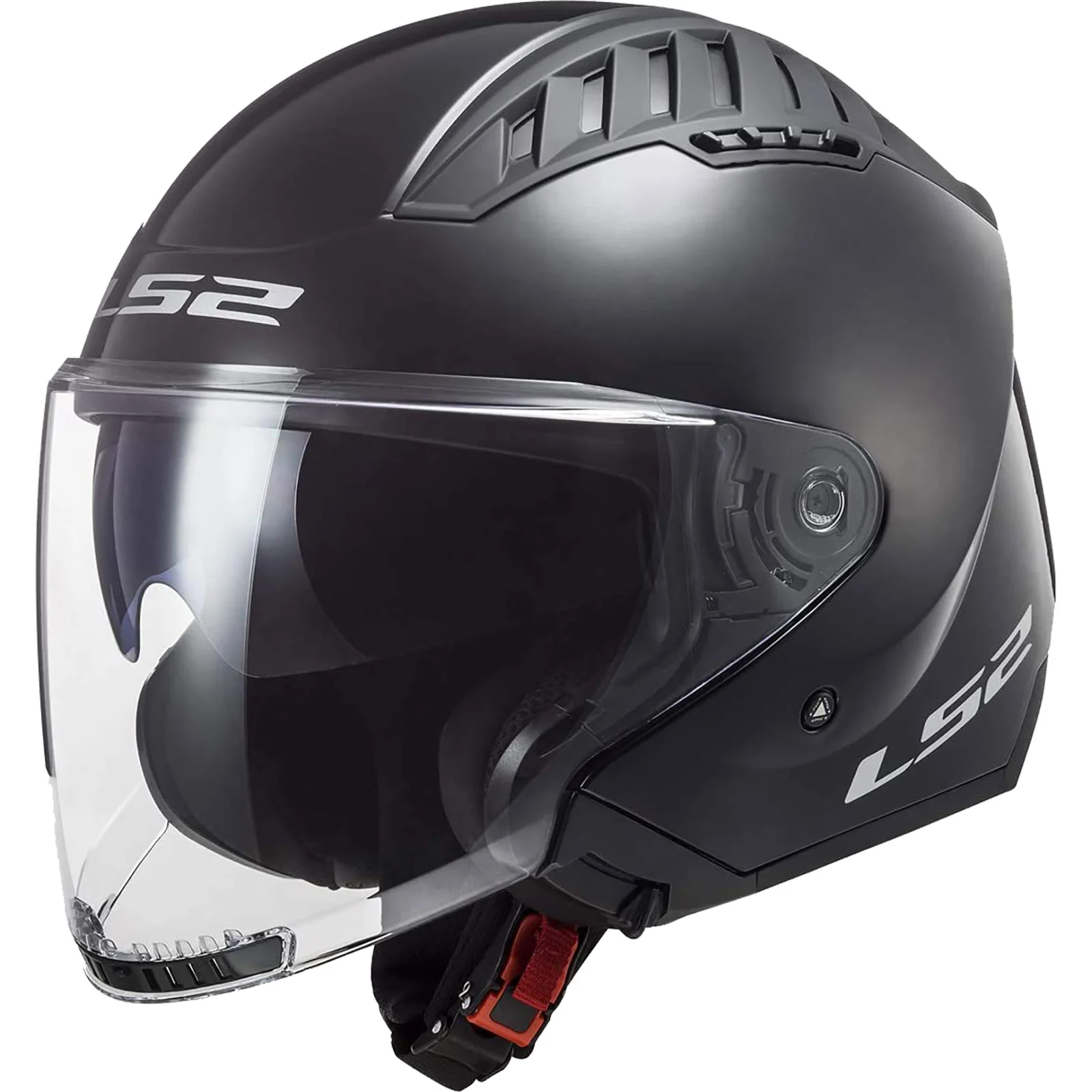 LS2 Copter Solid Gloss Black Helmet size X-Small - MGW-27814 Xs LS2 Helmets
