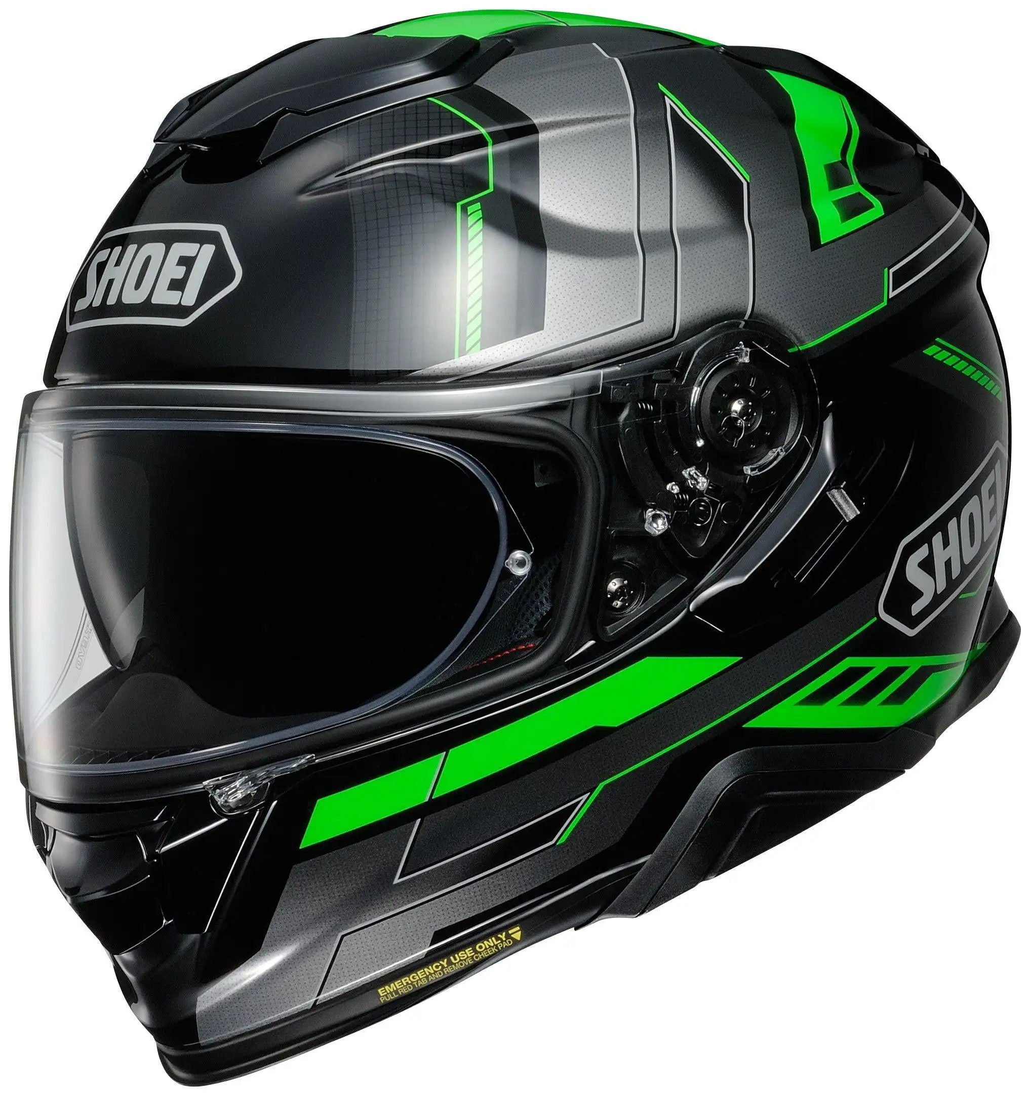 Shoei GT-Air II Aperture TC-4 Green/Grey/Black Helmet - MGW-15830 Xs
