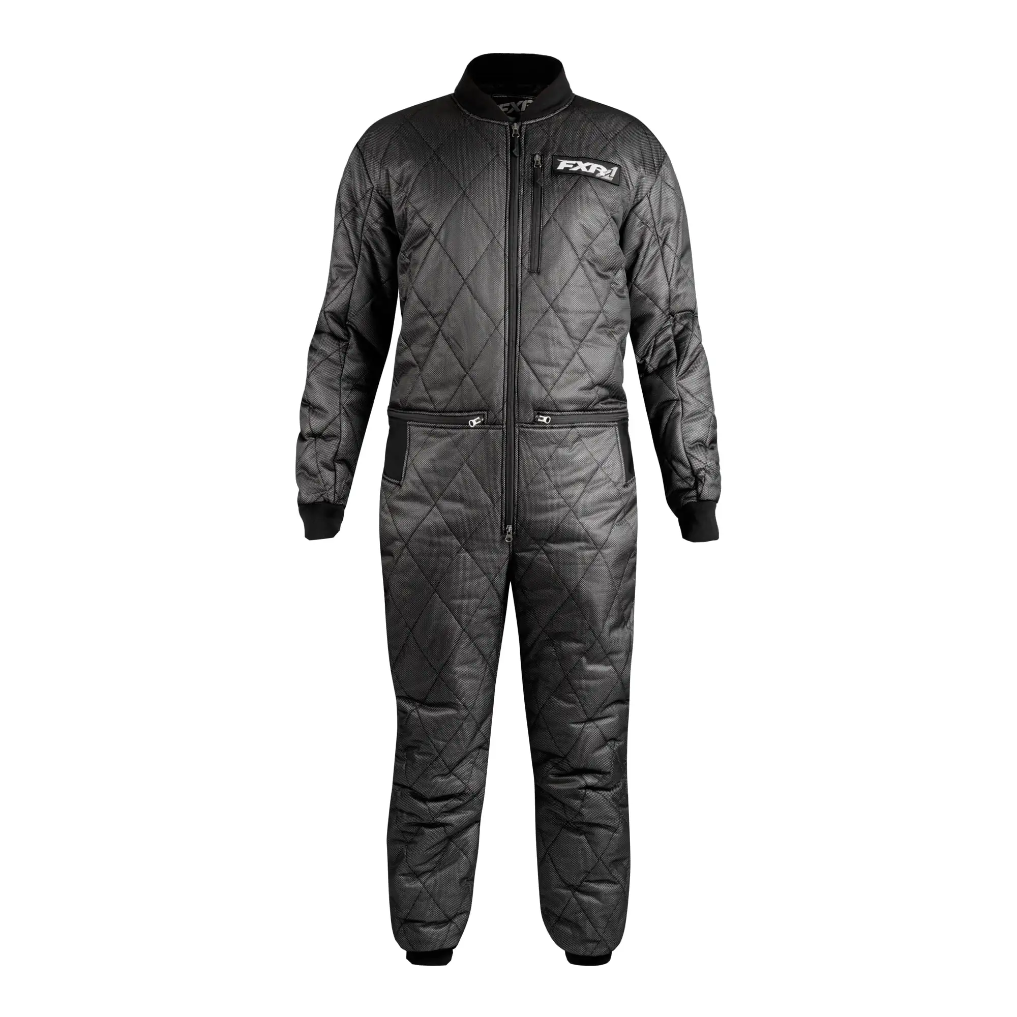 FXR Black Monosuit Removable Liner Thermal Flex Insulation Moisture Wicking